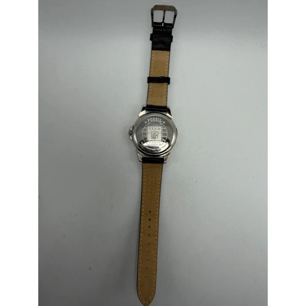 Fossil San Francisco 49ers NFL 1997 New Battery Mens Watch 38MM 7.75
